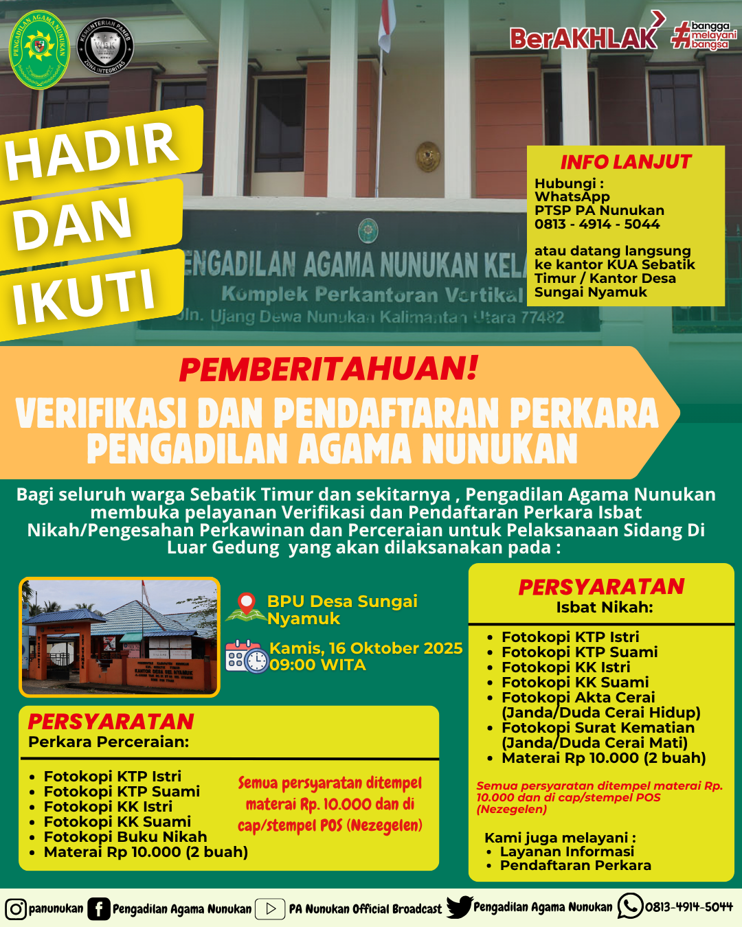 pamflet verifikasi